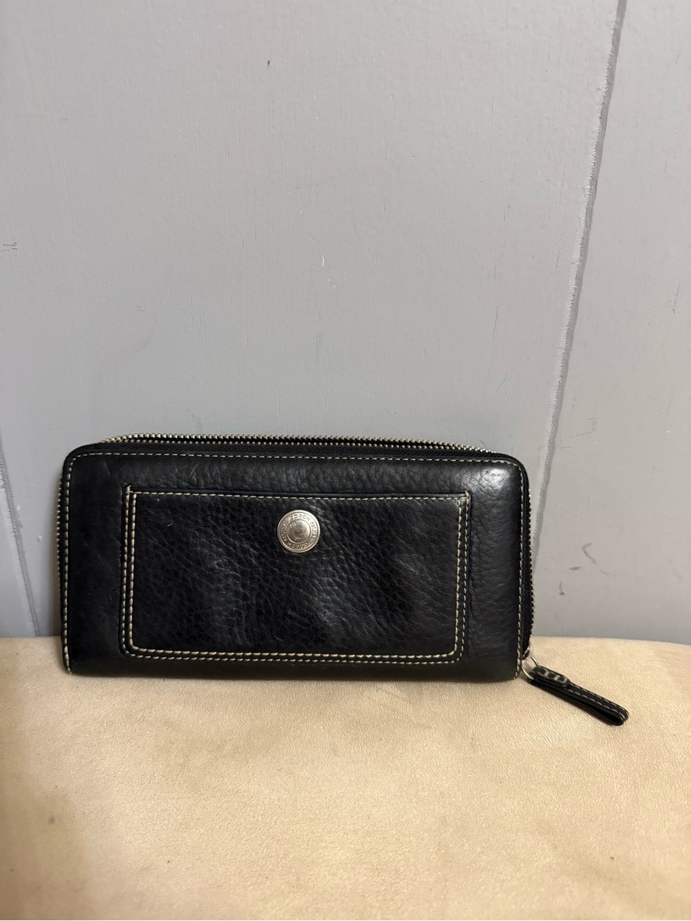 Coach Chelsea accordian zip wallet